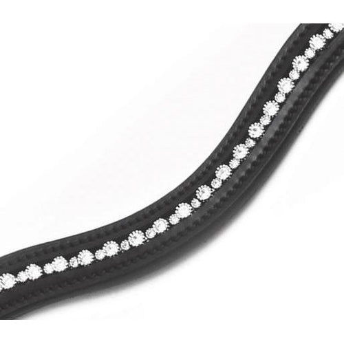 Premier Equine Bergamo Shaped Diamante Browband-Browband-Southern Sport Horses