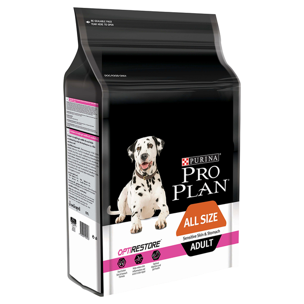 Purina Pro Plan Adult Dog All Sizes Sensitive Skin & Stomach 12kg-Dog Food-Southern Sport Horses