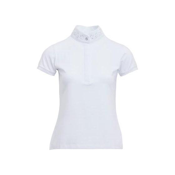 Regina White Competition Shirt Large-Top-Southern Sport Horses