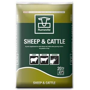 Rumevite Sheep & Cattle 20kg-Feed-Southern Sport Horses
