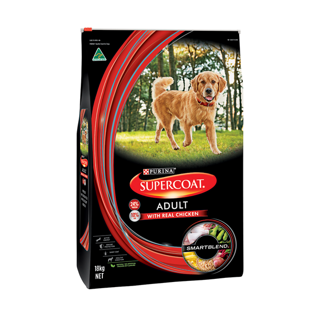 Supercoat Dog Adult Chicken 18kg-Dog Food-Southern Sport Horses