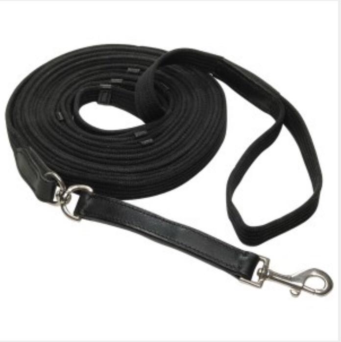 Web Lunge Rein with Leather Billets-STC-Southern Sport Horses